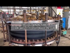 ثلاثة كرات الملفوفة المطاط المشترك مع تصميم مخصص مرن عالية الجودة