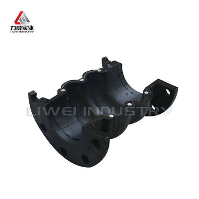 2 بوصة 1 بوصة كرة مزدوجة مطاط مرن المفاصل للاتصال أنابيب بلا مسام