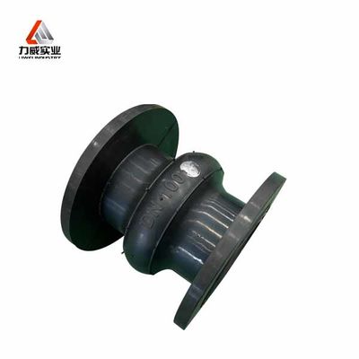 NR ، NBR ، EPDM ، CR المطاط المشترك كرة واحدة مع فلنج الفولاذ الكربوني