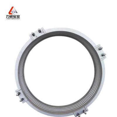 DN2400 أنابيب المموجة ذات درجة حرارة عالية من الفولاذ المقاوم للصدأ ذات القطر الكبير