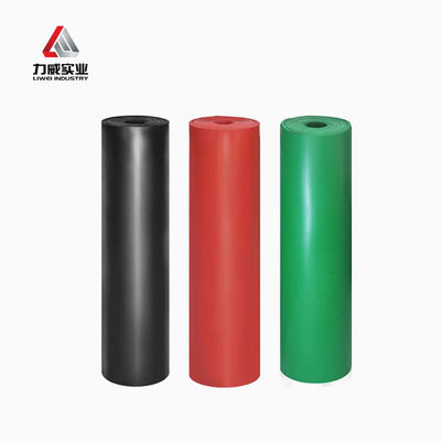عازل مطاط 10kv اللوحات المطاطية عالية الجهد عازل ضد الانزلاق 3mm 5mm غرفة التوزيع
