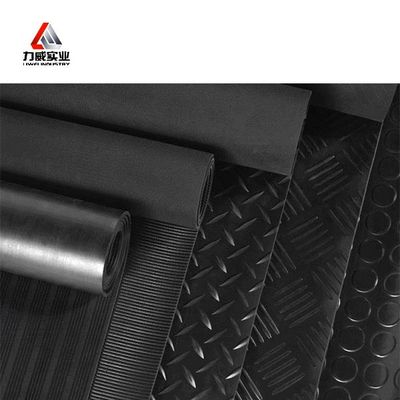 ورقة مطاطية قابلة للتخصيص في NBR / SBR / NR / EPDM / السيليكون / FKM الخ الطول 1-50m