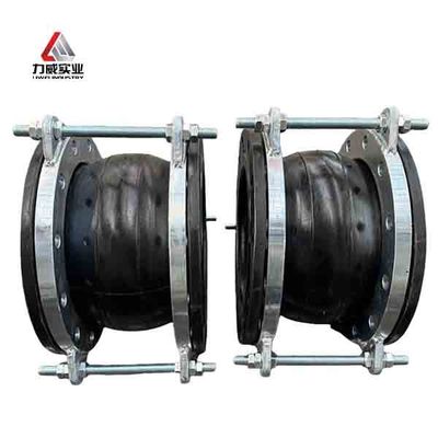 مفصل مطاطي مرن مخصص برسمة كرة واحدة، مصمم لإحكام الإغلاق والتوصيل المرن في أنظمة الأنابيب، ضغط تشغيل PN6 و PN40