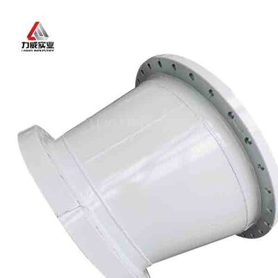 أنابيب مبطنة بالمطاط بسمك جدار متغير وفقًا للمواصفات ومعايير الامتثال ISO للتطبيقات الصناعية