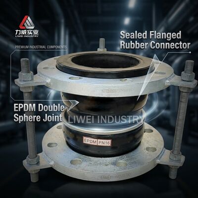 مادة الجسم EPDM الجانب المزدوج المرن المطاطي المرن المصمم مع النهايات المزدوجة التي تضمن الختم والمرونة في أنظمة نقل السوائل