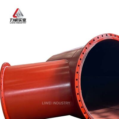 أنابيب المقاومة للكشط المطاطية من الفولاذ الكربوني ASTM DIN JIS ضغط درجة حرارة عالية DN25 إلى DN1200